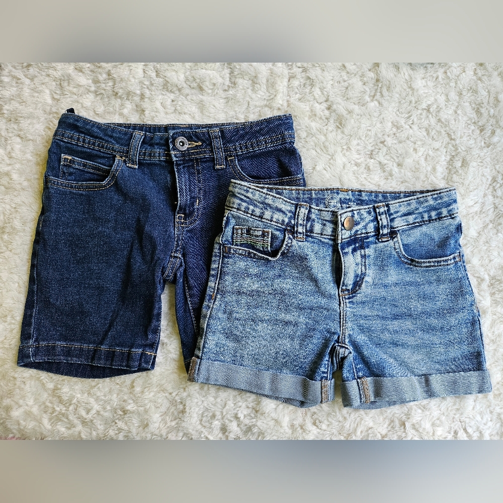 Faded Glory, Wonder Nation Jean Denim Girls Shorts, Girls Size 7